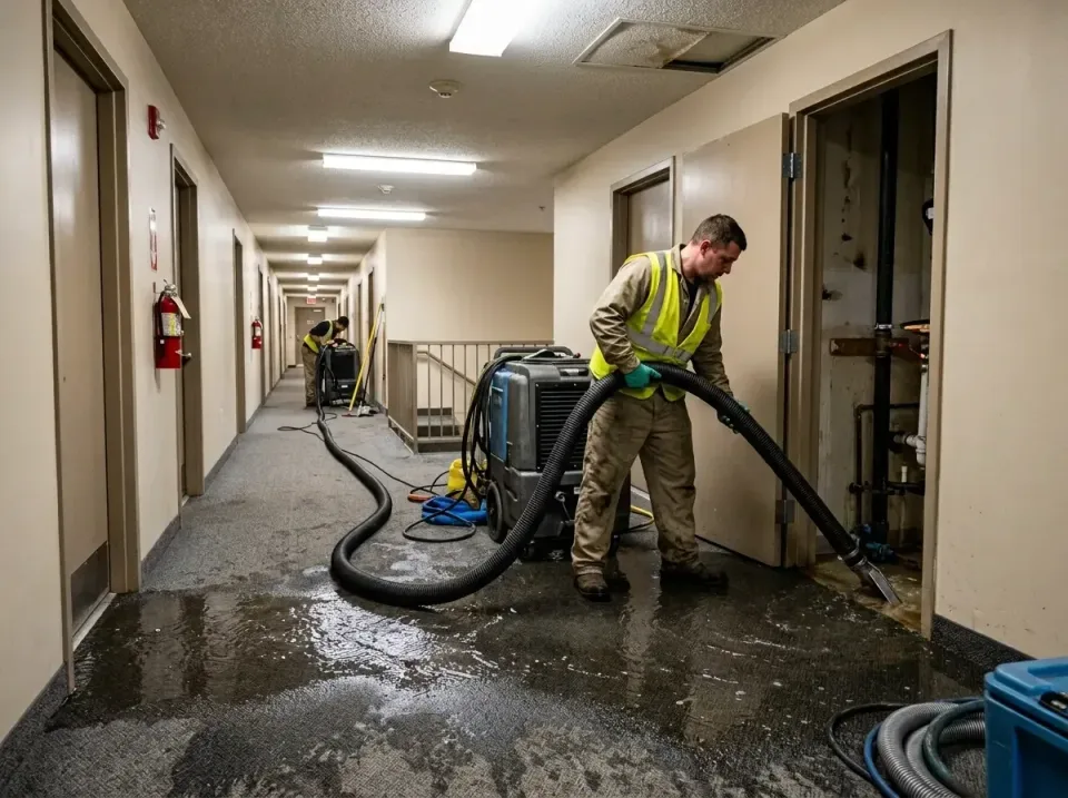 multi-unit-apartment-hallway-f-005 — frequently asked questions, Emergency Burst Pipe Water Extraction & Removal in Lake Gro…